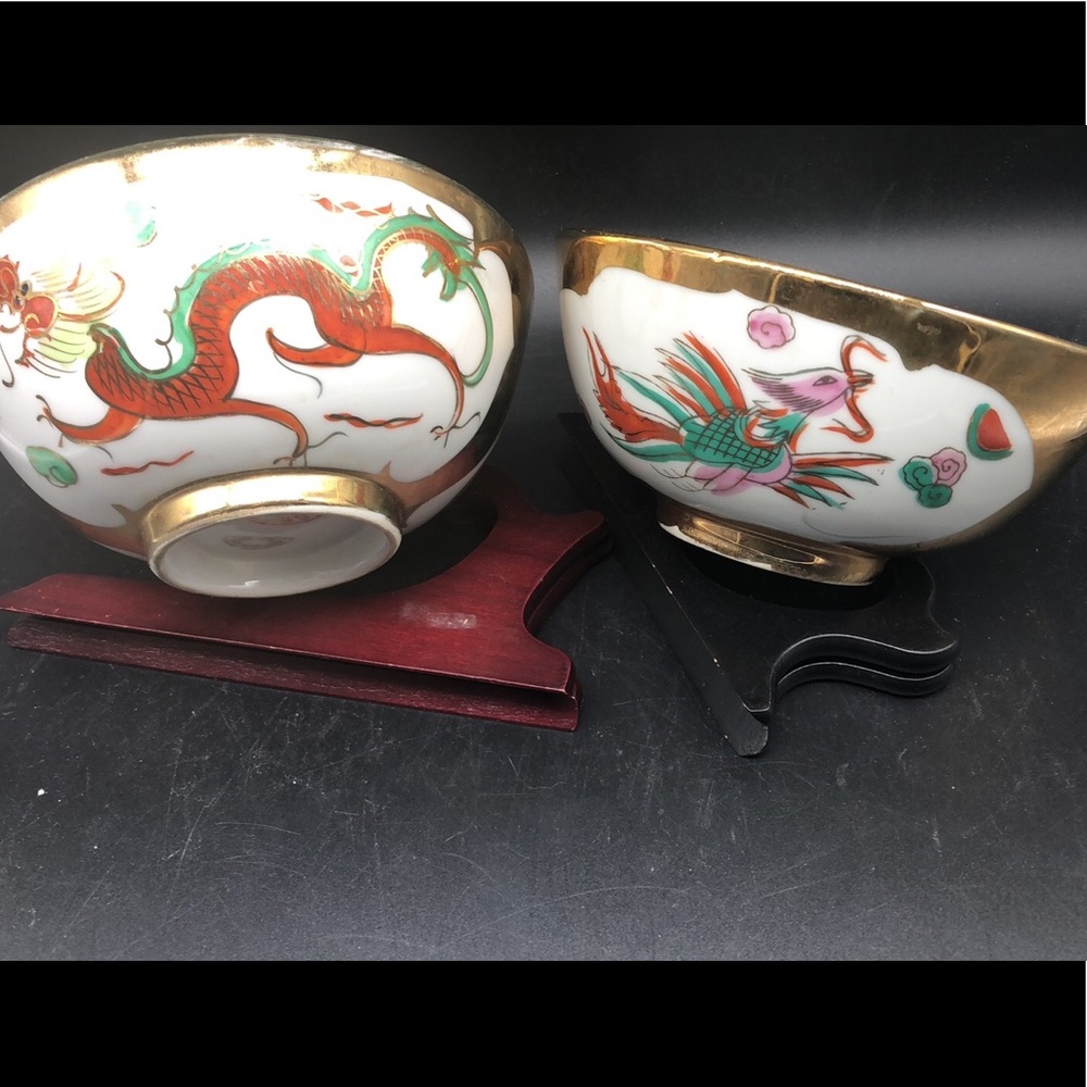 Year of the Dragon 2024- Zhongguo Dragon n Phoenix  7” Bowls